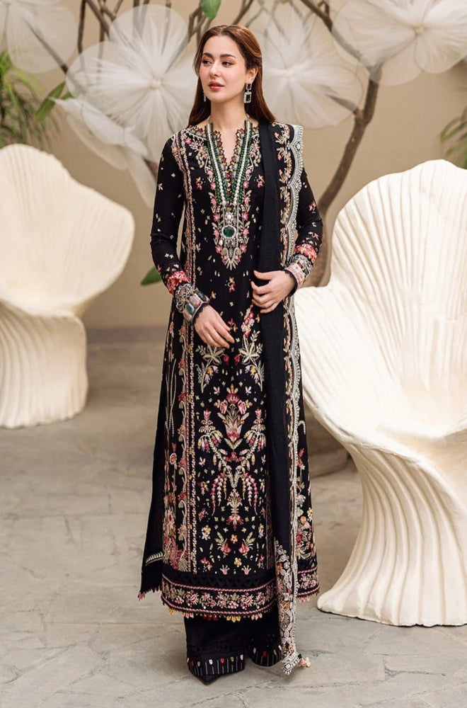 3PC LAWN HEAVY EMBROIDERED SHIRT WITH EMBROIDERED BAMBER CHIFFON DUPATTA-JC1053