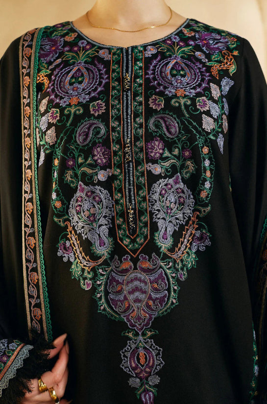 3PC LAWN HEAVY EMBROIDERED SHIRT WITH EMBROIDERED BAMBER CHIFFON DUPATTA-JC1055