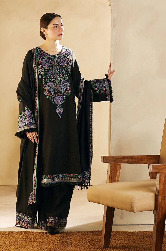 3PC LAWN HEAVY EMBROIDERED SHIRT WITH EMBROIDERED BAMBER CHIFFON DUPATTA-JC1055