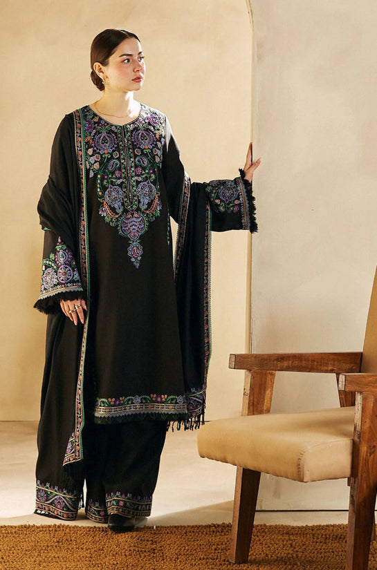 3PC LAWN HEAVY EMBROIDERED SHIRT WITH EMBROIDERED BAMBER CHIFFON DUPATTA-JC1055