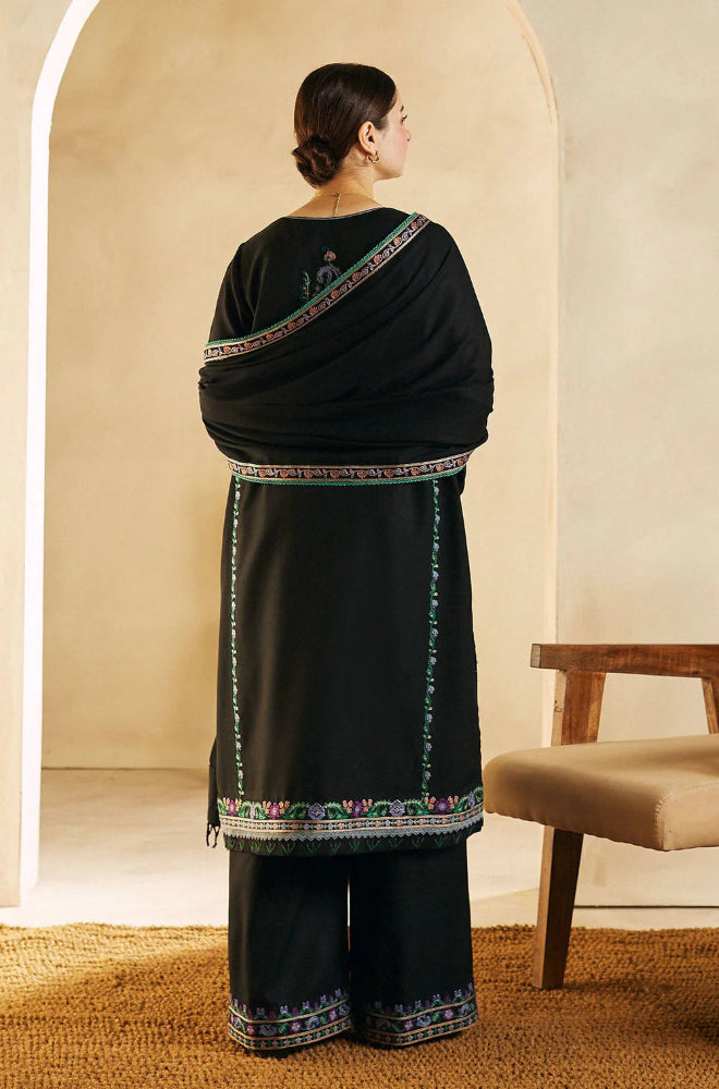 3PC LAWN HEAVY EMBROIDERED SHIRT WITH EMBROIDERED BAMBER CHIFFON DUPATTA-JC1055